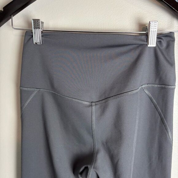 Girlfriend Collective Dark Gray Smoke Colored High Rise Leggings - Picture 6 of 15